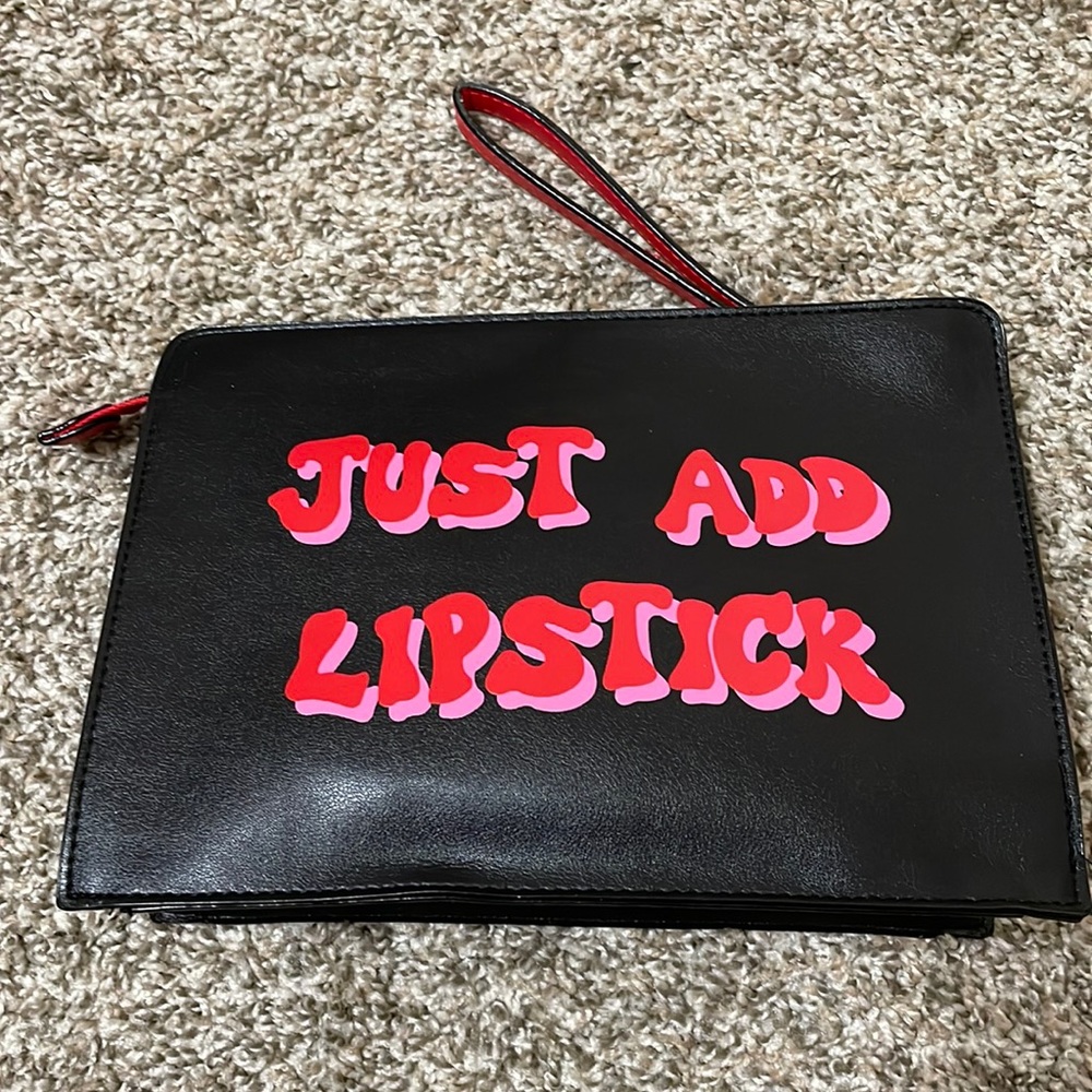 Victoria Secret Leather Travel Makeup Bag